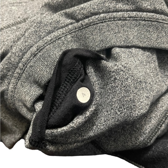 Lululemon Women’s Size 4 Hoodie Snap Close Yoga Jacket Oversized Hood Gray FLAWS - Picture 15 of 15